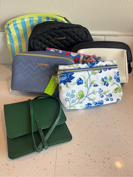 Missoni Handbags - 7 various Cosmetic Makeup BAGS (La Mer, Estee Lauder, Missoni!) - All like new!